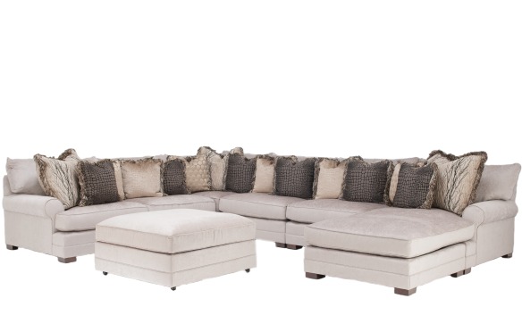 Casbah Sectional King Hickory 
